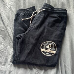 Volcom Charcoal Joggers with Logo